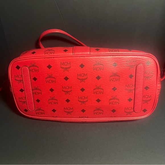 EUC Red MCM Tote and Pouch Bundle - Picture 8 of 11